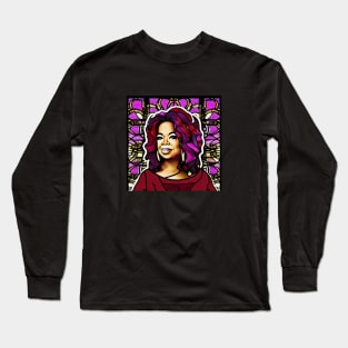 Oprah Stained Glass Long Sleeve T-Shirt